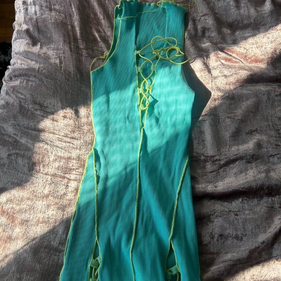 Mini Ribbed Dress - Picture 1 of 3